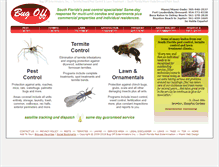 Tablet Screenshot of bugoffexterminatorsflorida.com